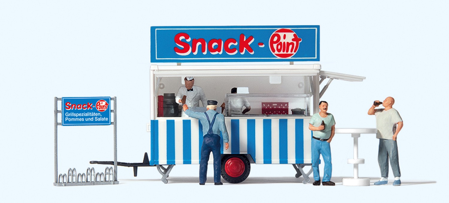 Preiser 10749 H0 Verkaufswagen „Snack Point“ 