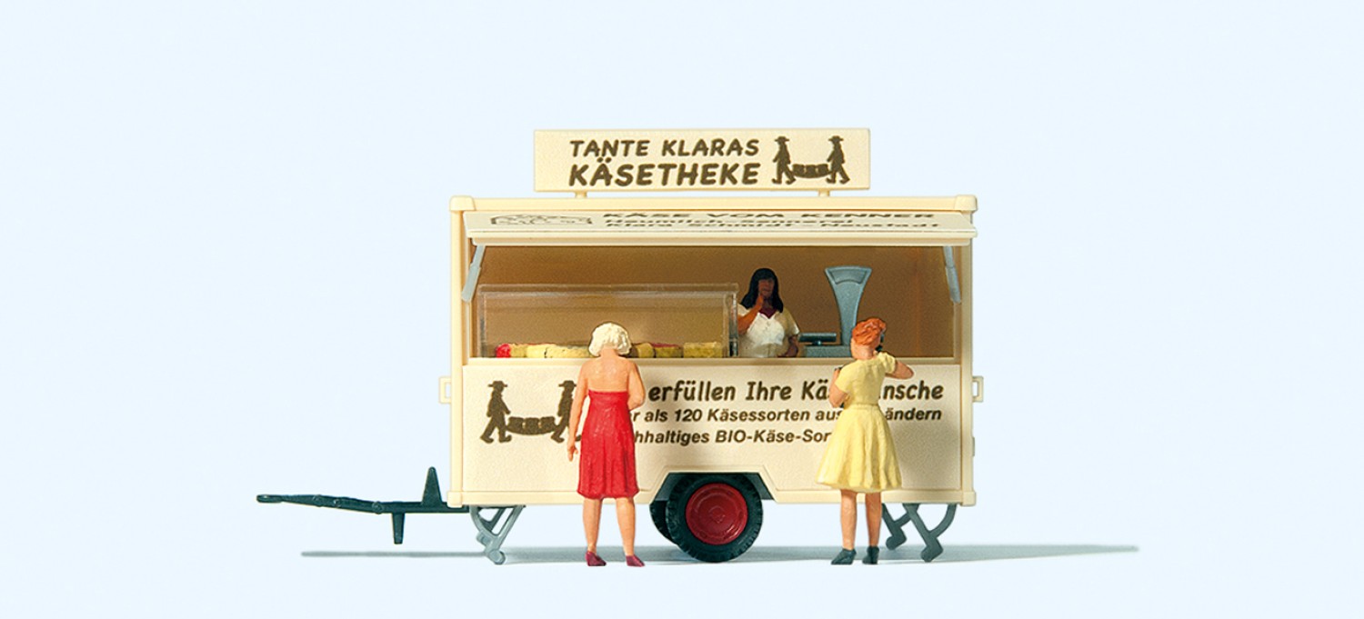 Preiser 10750 H0 Verkaufswagen „Käsetheke“ 