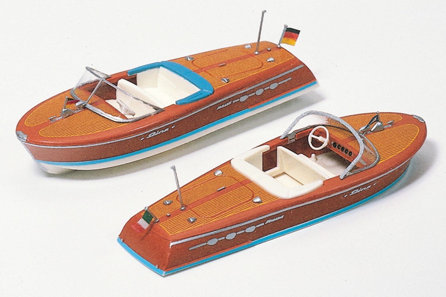 Preiser 17304 H0 Zwei Motorboote, Bausatz 