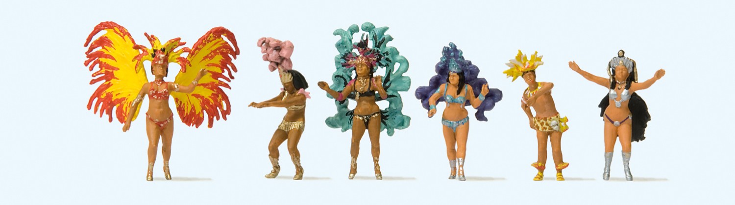 Preiser 24625 H0 Samba-Tanzgruppe 