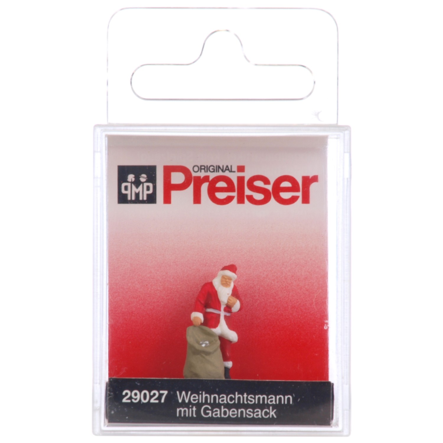 Preiser 29027 H0 Weihnachtsmann mit Gabensack 