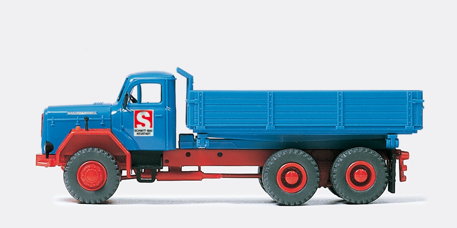 Preiser 31311 H0 Dreiseitenkipper, Baufirma Schmitt (Bausatz)