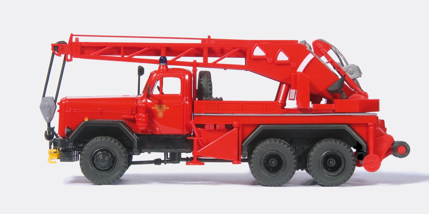 Preiser 35033 H0 Kranwagen KW16. F Magirus 250 