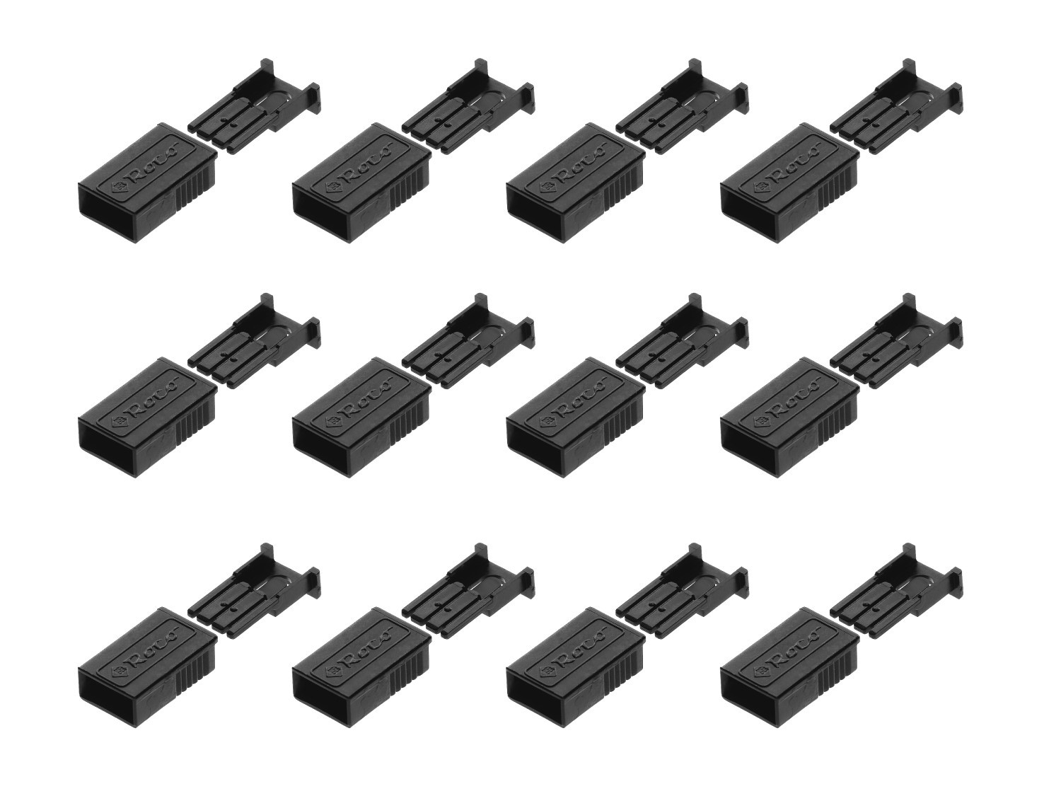 Roco 10603 3-poliger Anschlussstecker (12 Stück) 