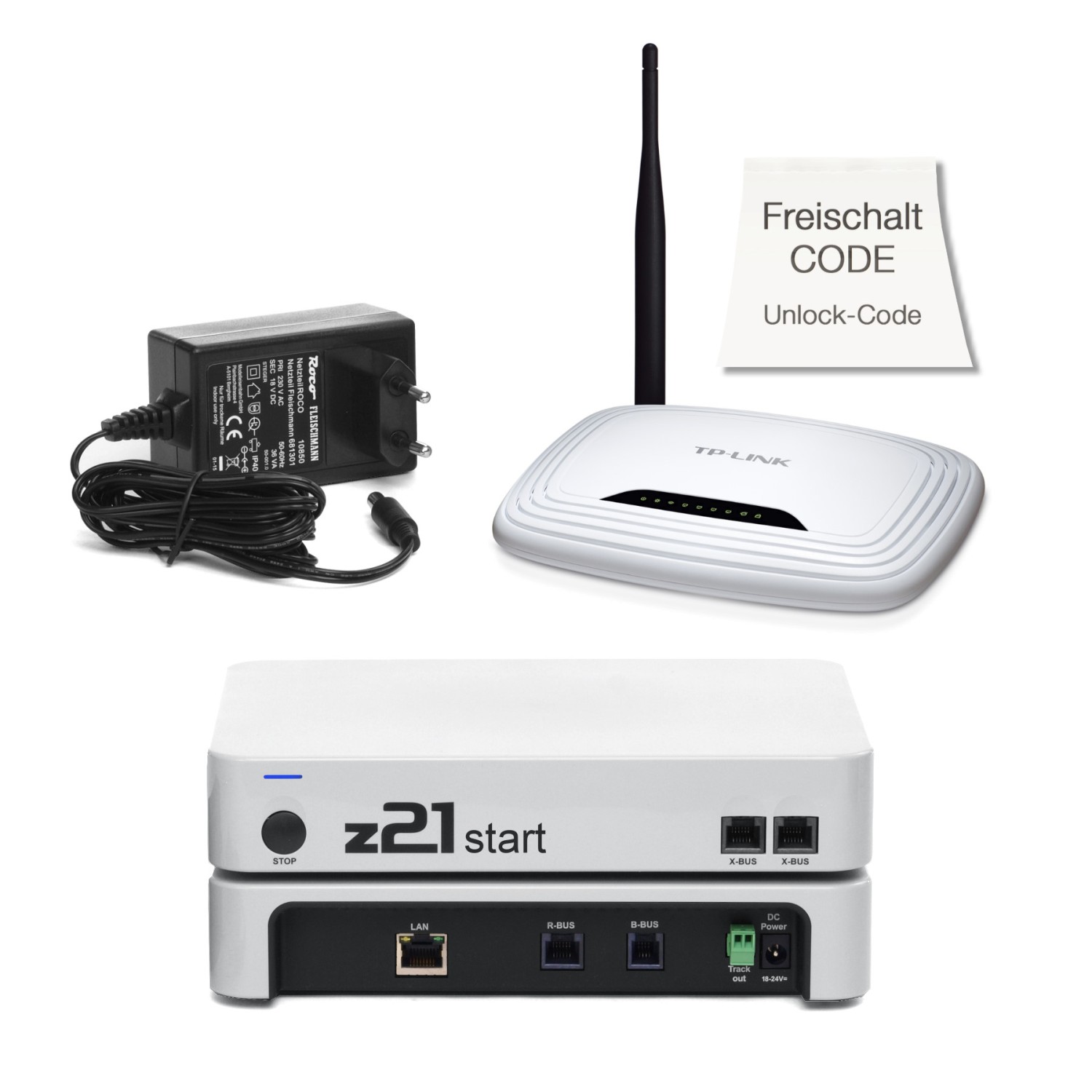 Roco | Fleischmann 10825 z21 start + 10814 z21 WLAN Package 