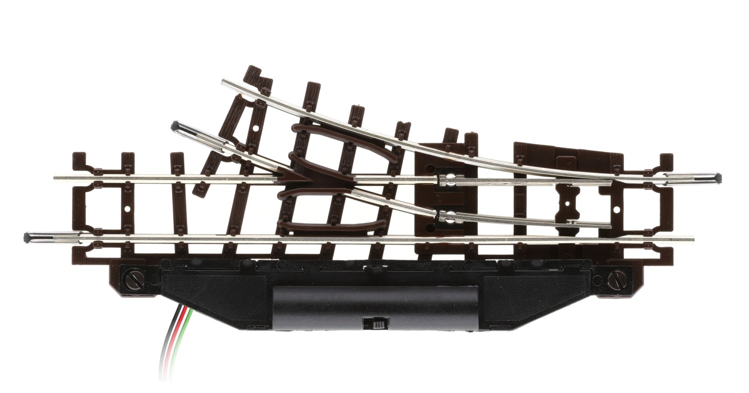 Roco 32403 H0e Elektrische Feldbahnweiche rechts 24° 
