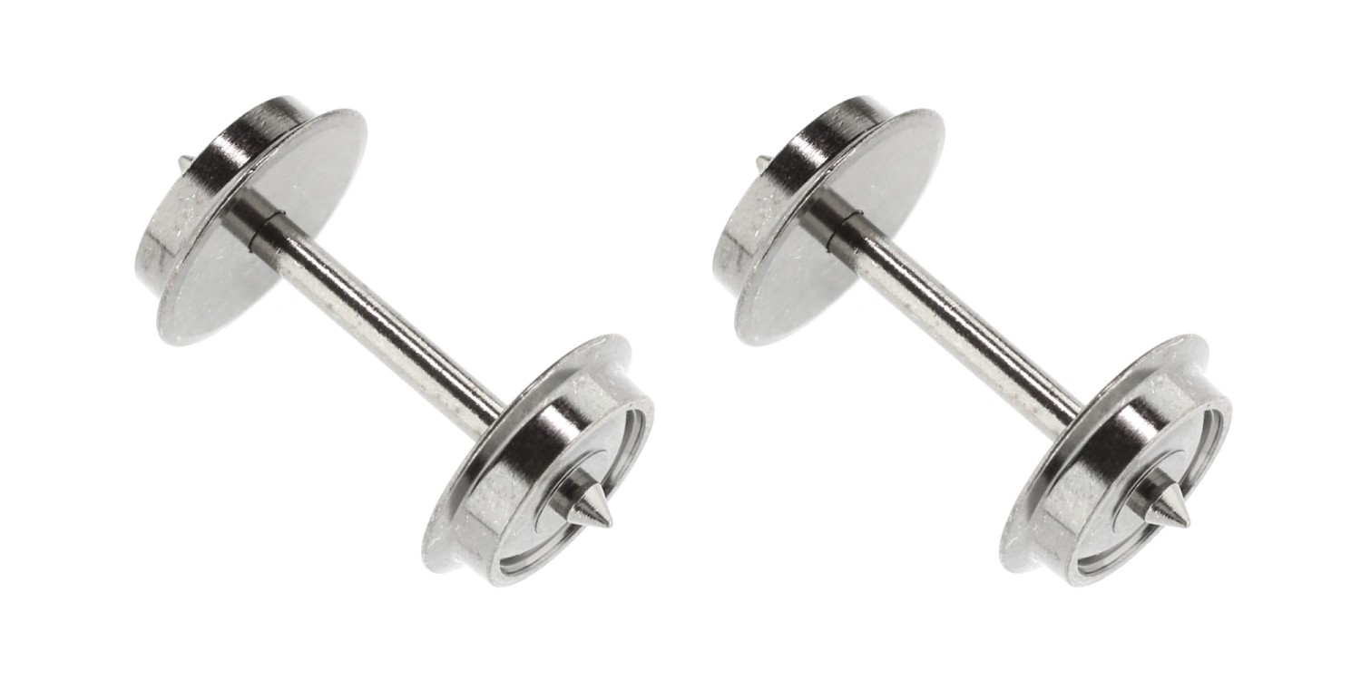 Roco 40178 H0 Radsatz AC, Ø 10 mm, 24,8 mm (2er-Set) für T3000e Wagen