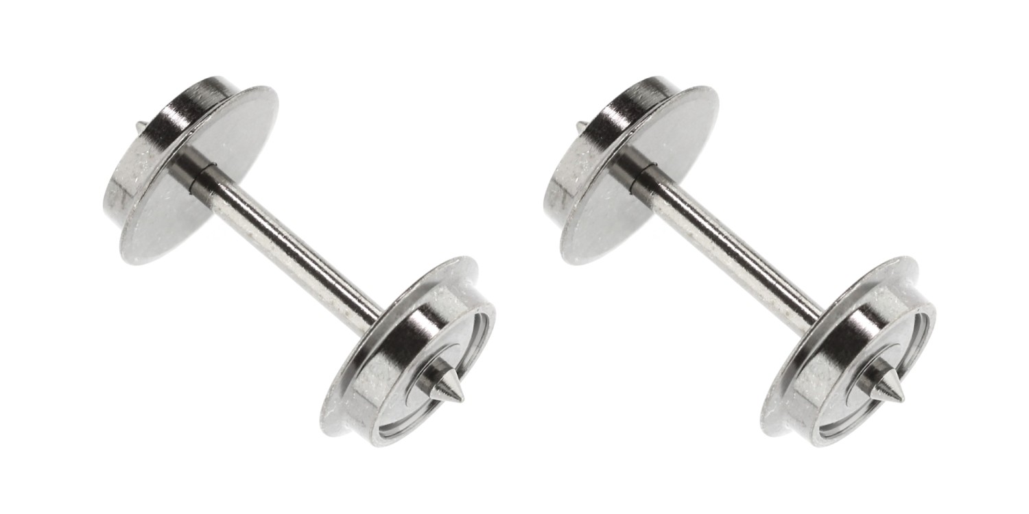 Roco 40180 H0 Radsatz DC, Ø 10 mm, Länge 23,8 mm (2er-Set) 