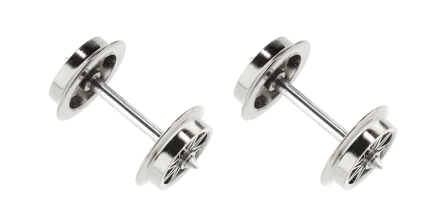 Roco 40181 H0 Radsatz AC, Ø 11 mm, Länge 24,75 mm (2er-Set) 