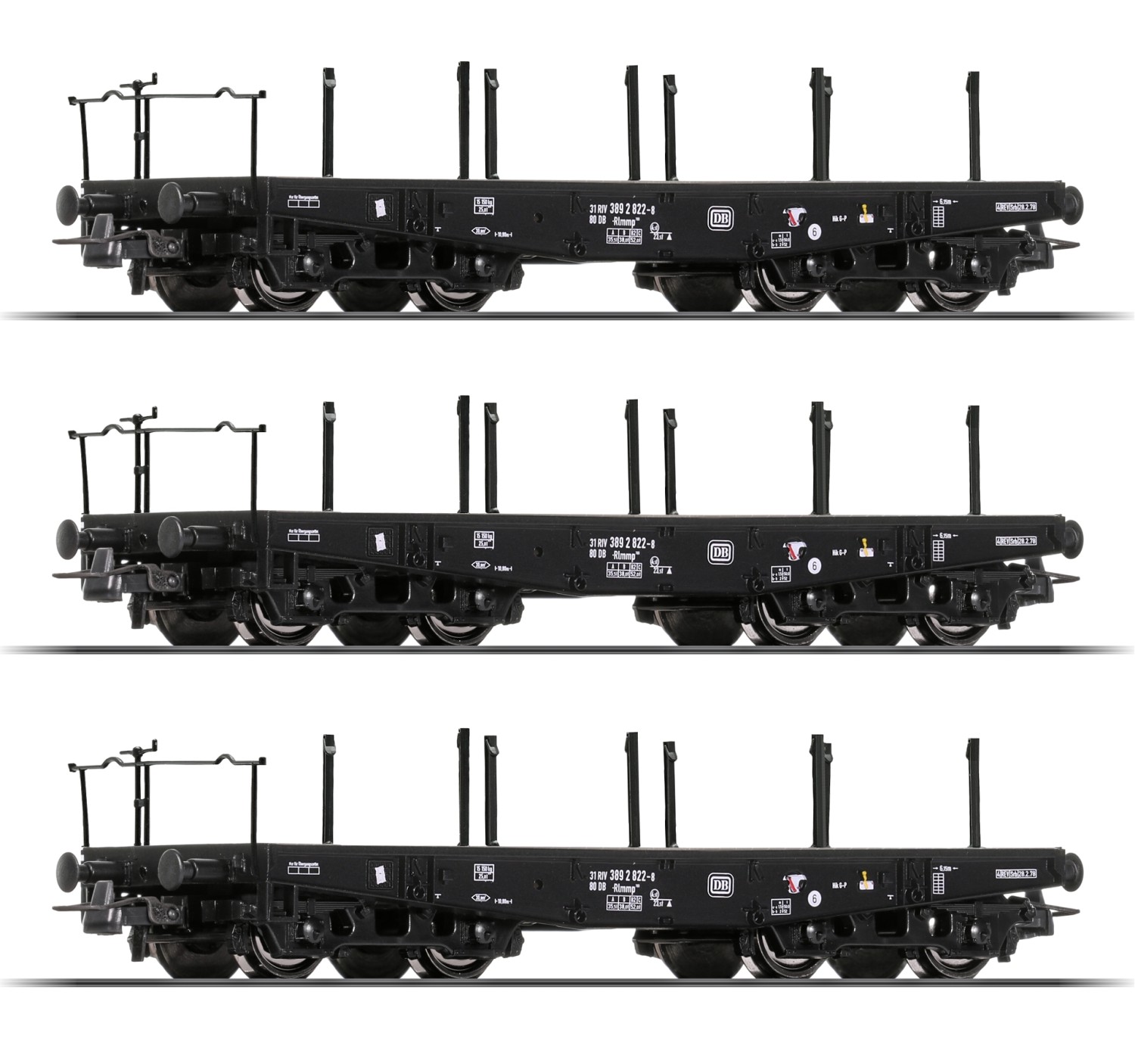 Roco 46380 H0 Schwerlastwagen, DB 3er-Set 