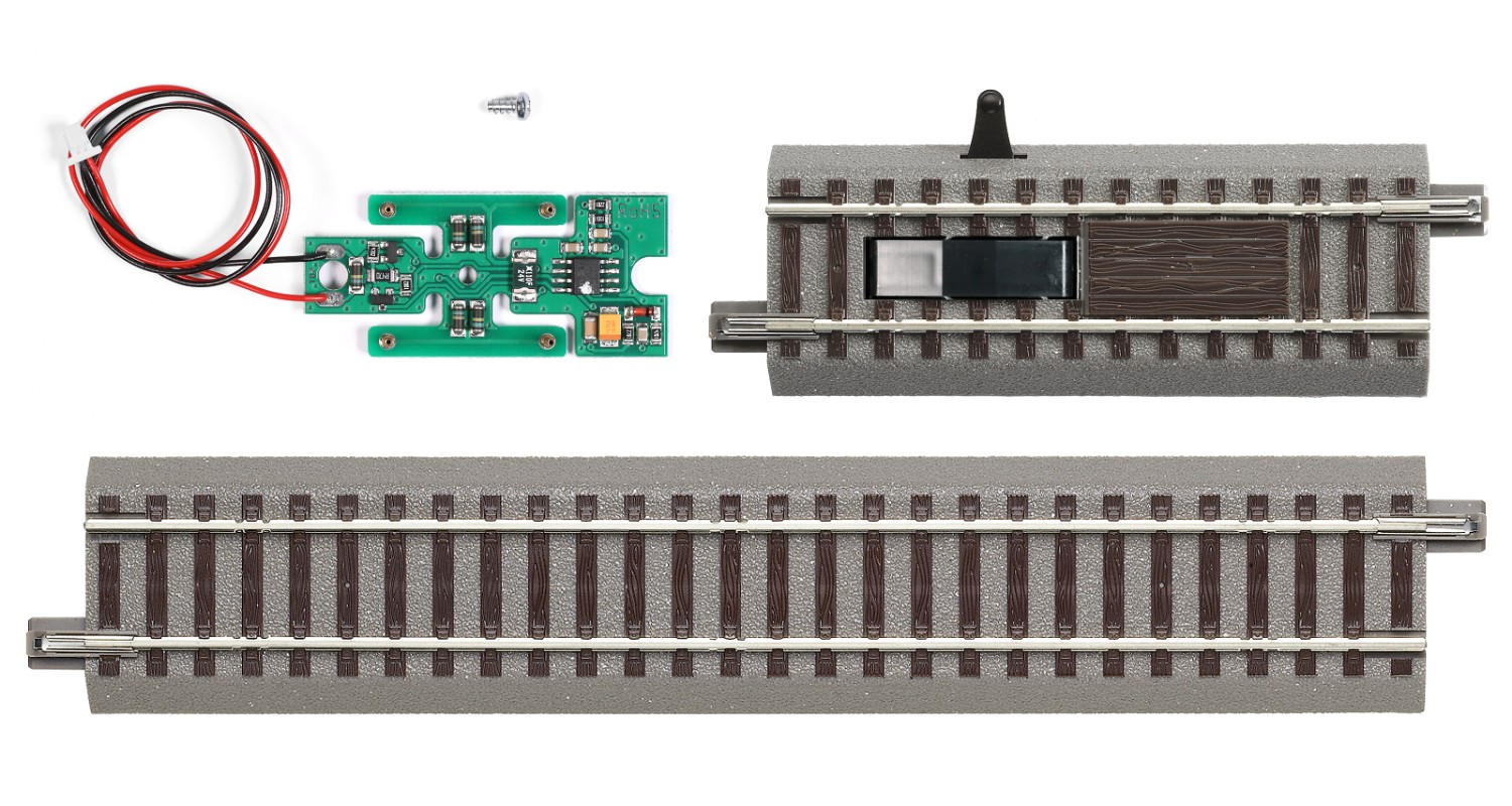 Roco 61118 H0 Entkupplungsgleis mit Antrieb und Decoder 