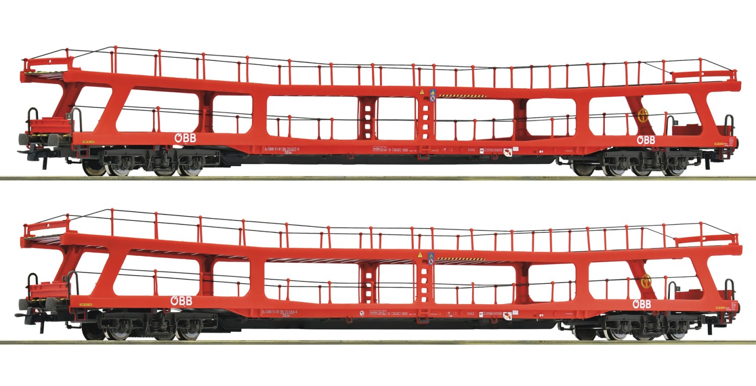 Roco 6600105 H0 Autotransportwagen, ÖBB 2er-Set 
