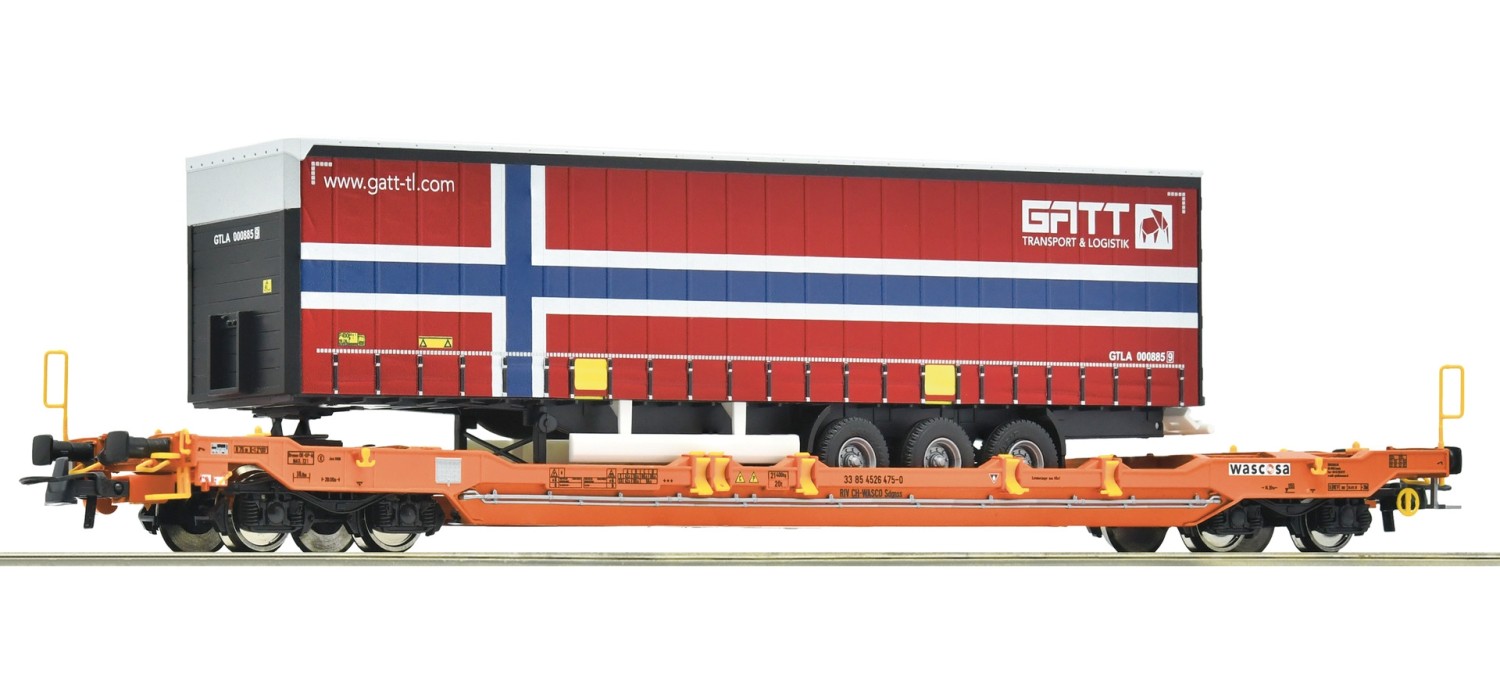 Roco 6600108 H0 Taschenwagen T5, Wascosa 