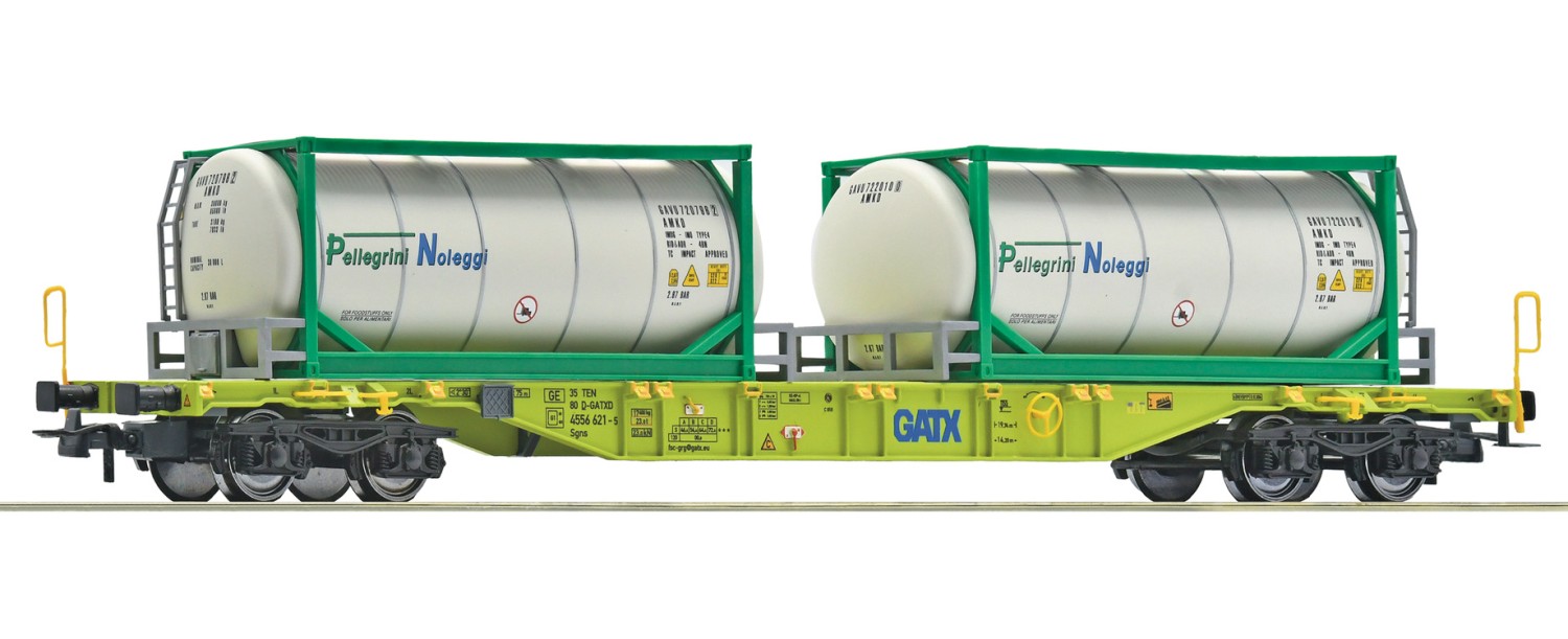 Roco 6600279 H0 Containertragwagen, GATX 