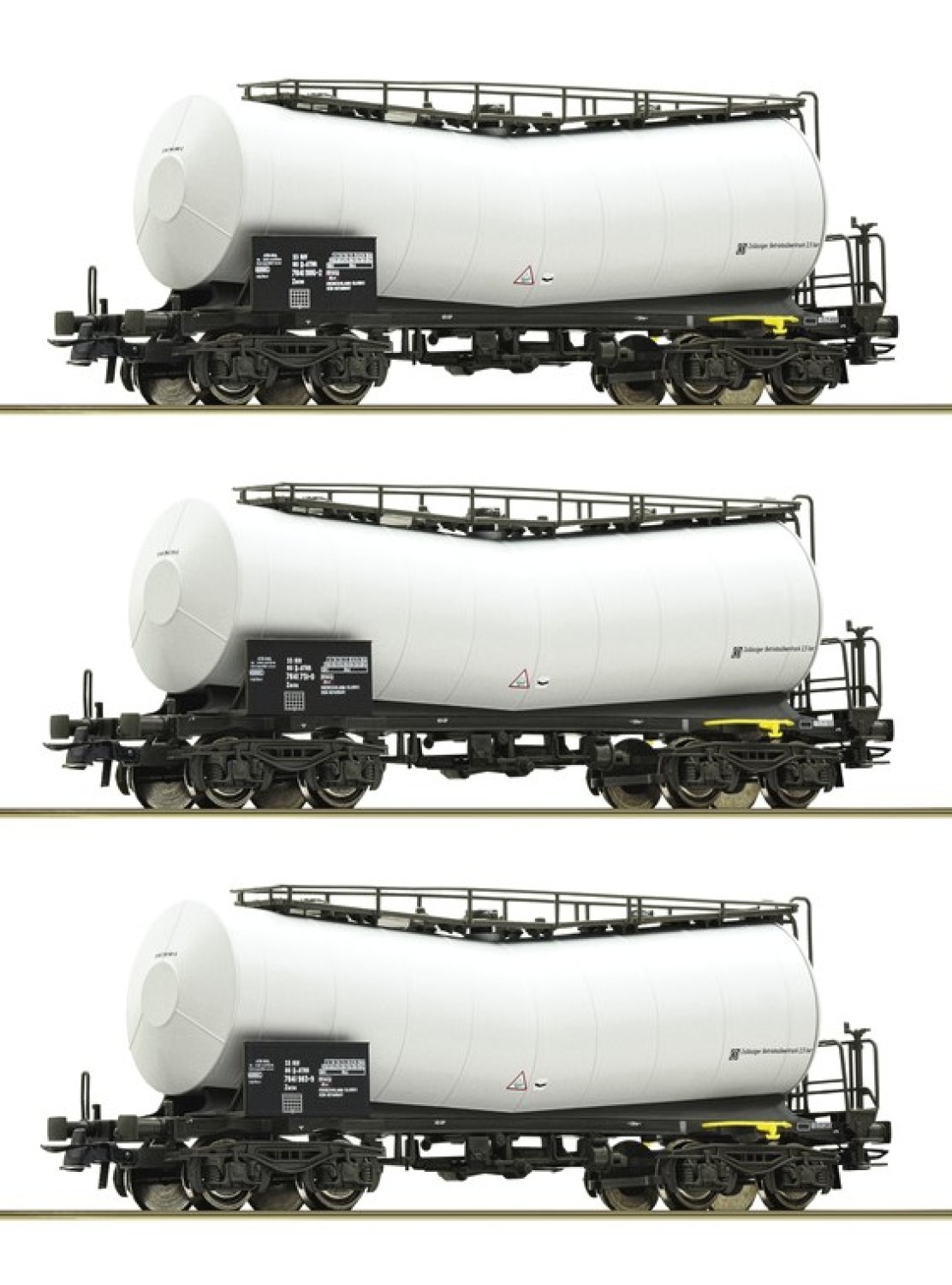 Roco 67017 H0 Knickkesselwagen, DB AG 3er-Set 
