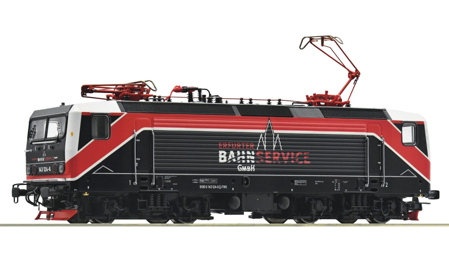 Roco 78482 H0 E-Lok BR 143 124-6, EBS "Digital+Sound" für AC~ Wechselstrom