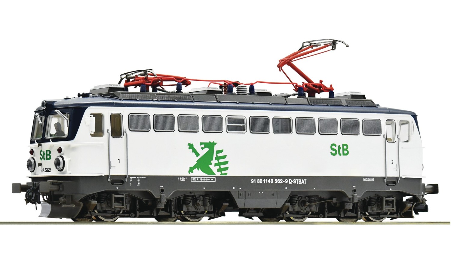 Roco 70602 H0 E-Lok Rh 1142 562-9, StB "Digital+Sound" 
