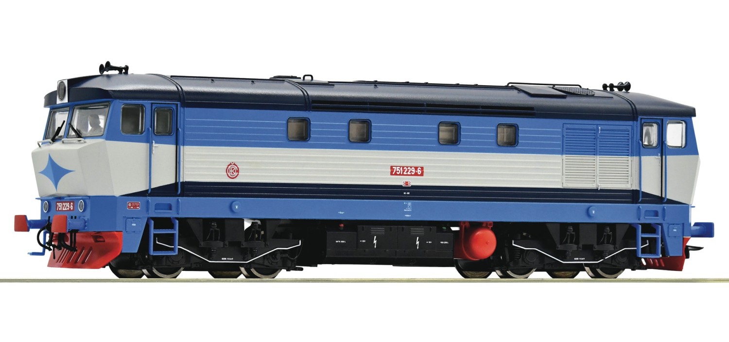 Roco 70924 H0 Diesellok 751 229-6, CD 