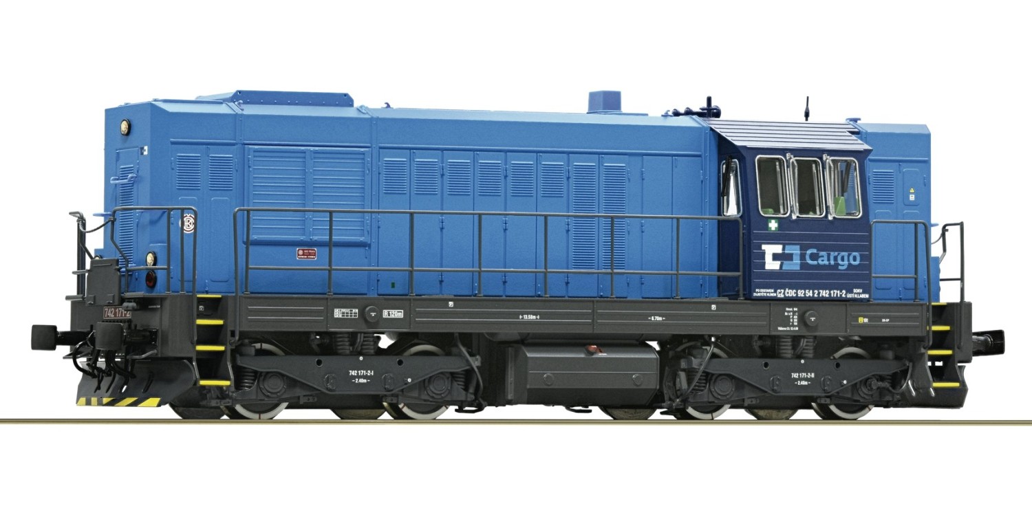 Roco 7320004 H0 Diesellok 742 171-2, CD Cargo "Digital+Sound" für AC~ Wechselstrom