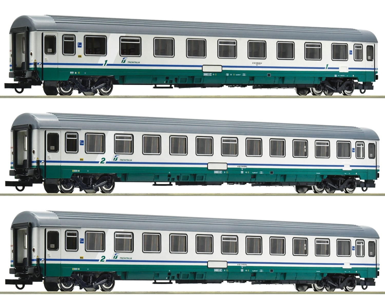 Roco 74284 H0 EC-Reisezugwagen, FS 3er-Set 