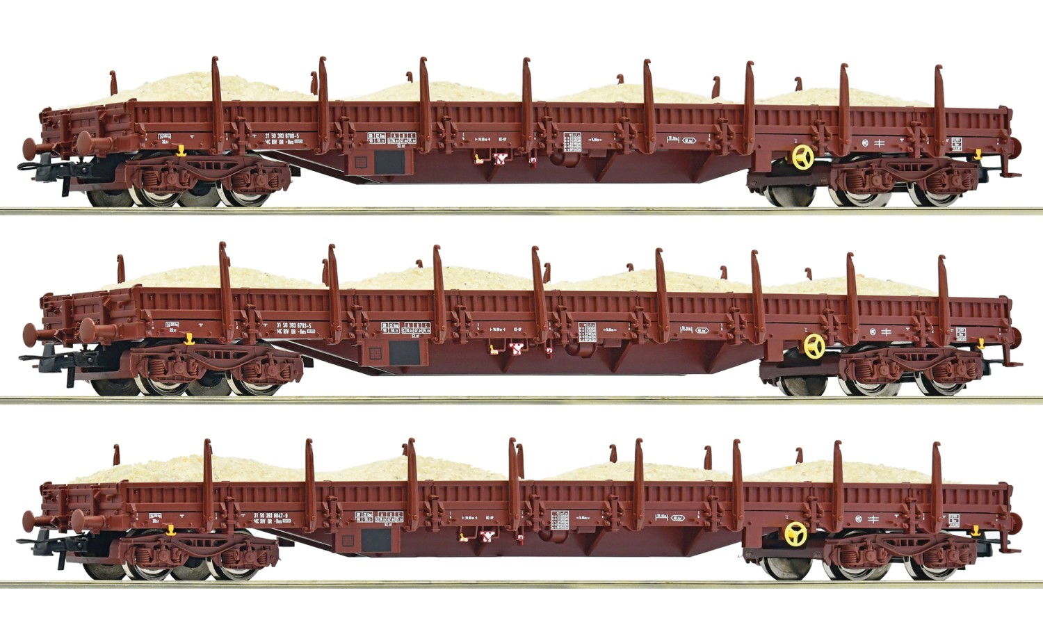 Roco 77042 H0 Sandzug, DR 3er-Set 