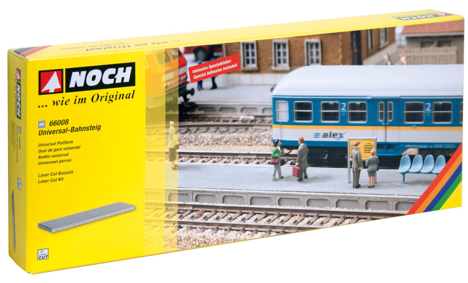 NOCH 66008 H0 Universal-Bahnsteig 
