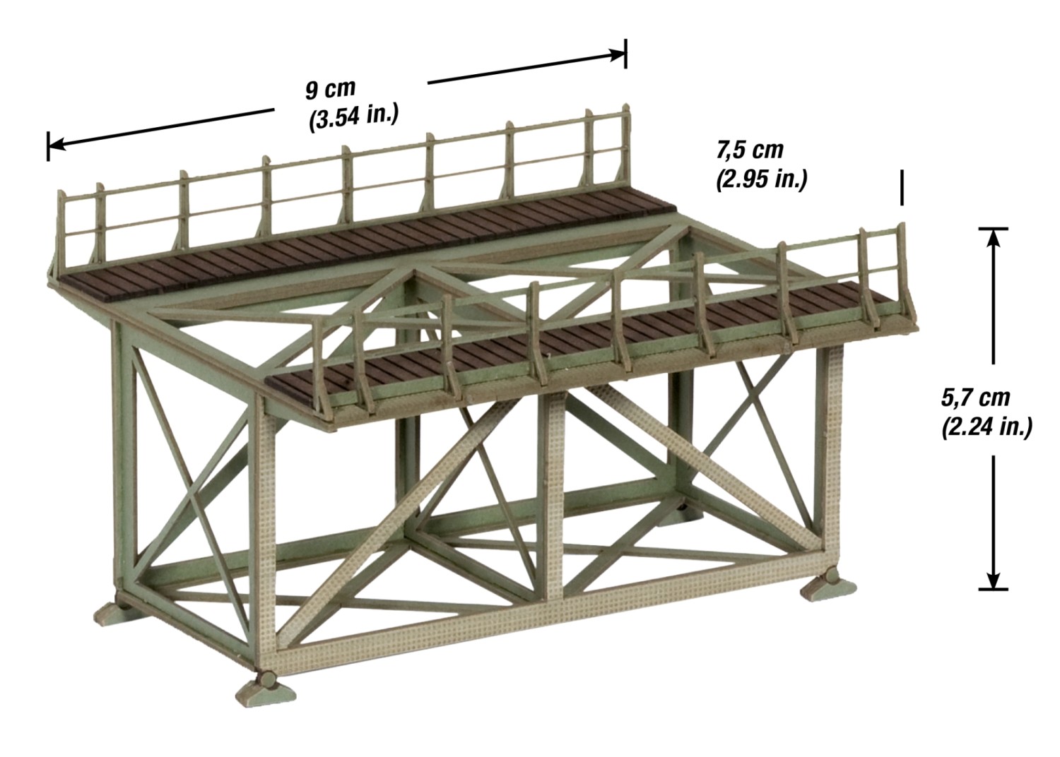 NOCH 67023 H0 Vorfluter-Brücke 
