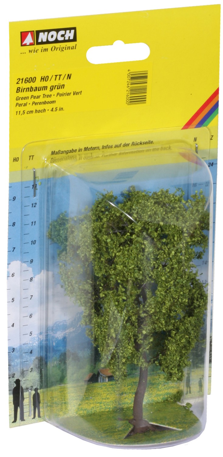 NOCH 21600 H0/TT/N Birnbaum grün, 11,5 cm hoch 