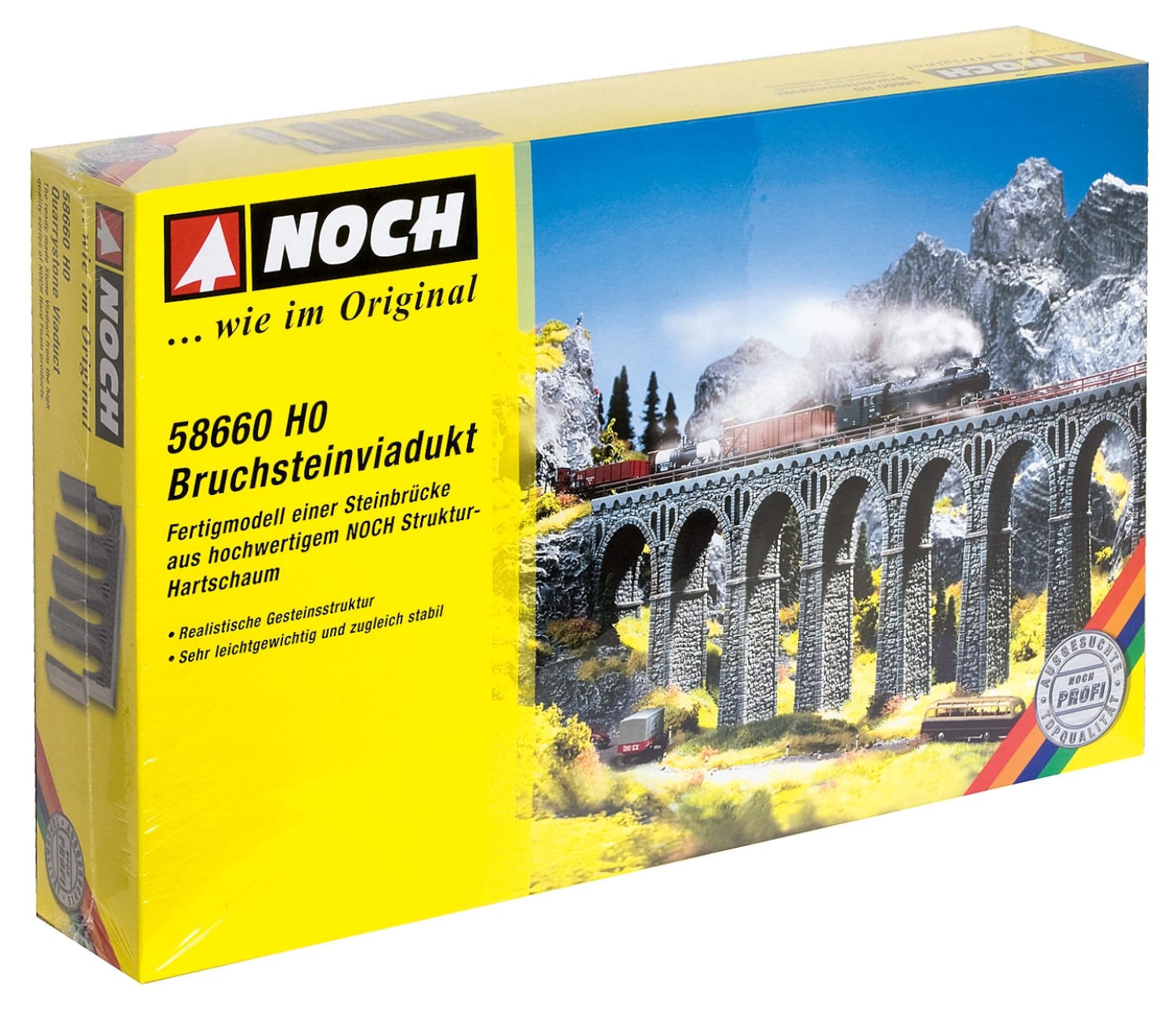 NOCH 58660 H0 Bruchsteinviadukt 