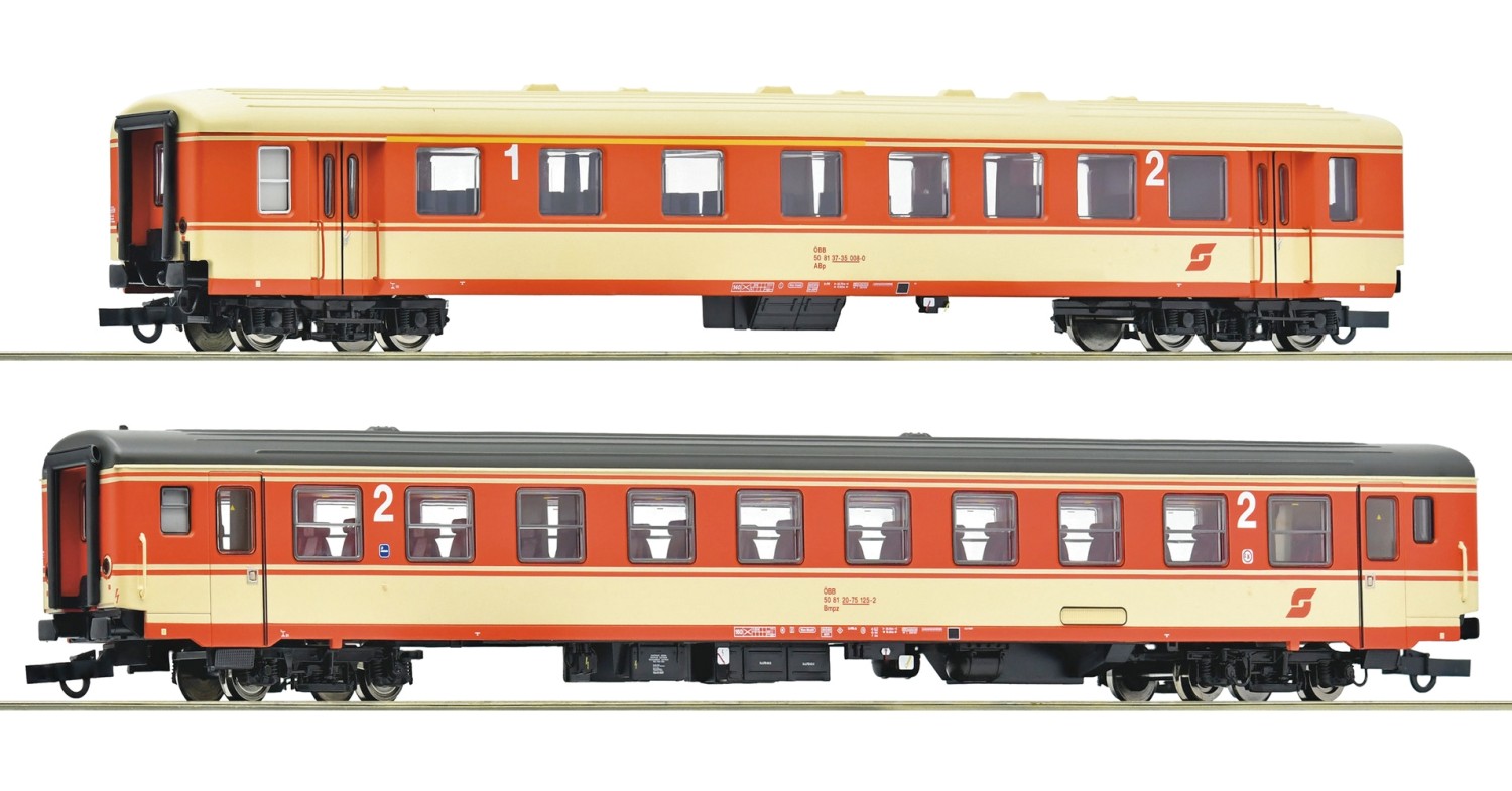 Roco 6200079 H0 Schnellzugwagen „Arlberg-Express“, ÖBB 2er-Set