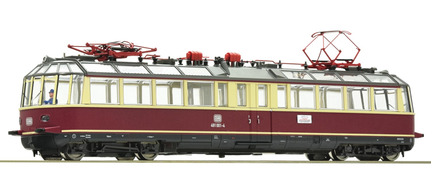 Roco 79197 H0 Elektrischer Triebwagen 491 001-4, DB für AC~ Wechselstrom