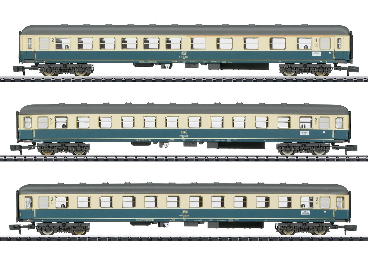 Minitrix 15639 N Schnellzugwagen, DB 3er-Set 