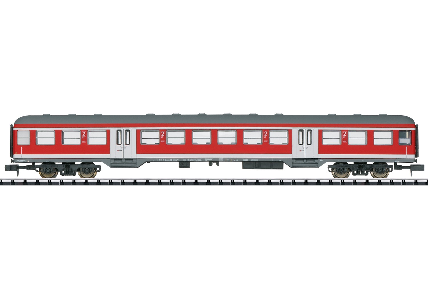Minitrix 15986 N Nahverkehrswagen 2. Klasse, DB AG 