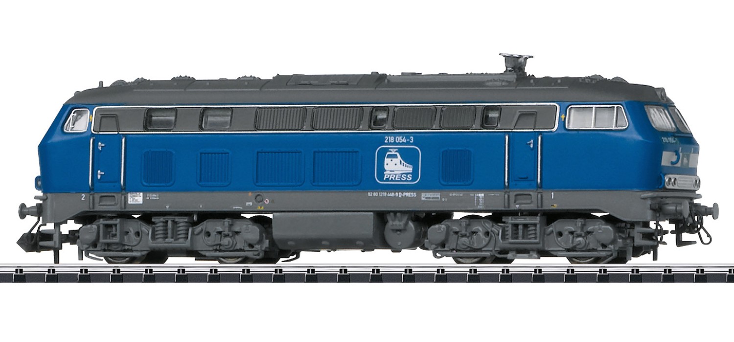 Minitrix 16824 N Diesellok BR 218 054-3, Press "Digital+Sound"