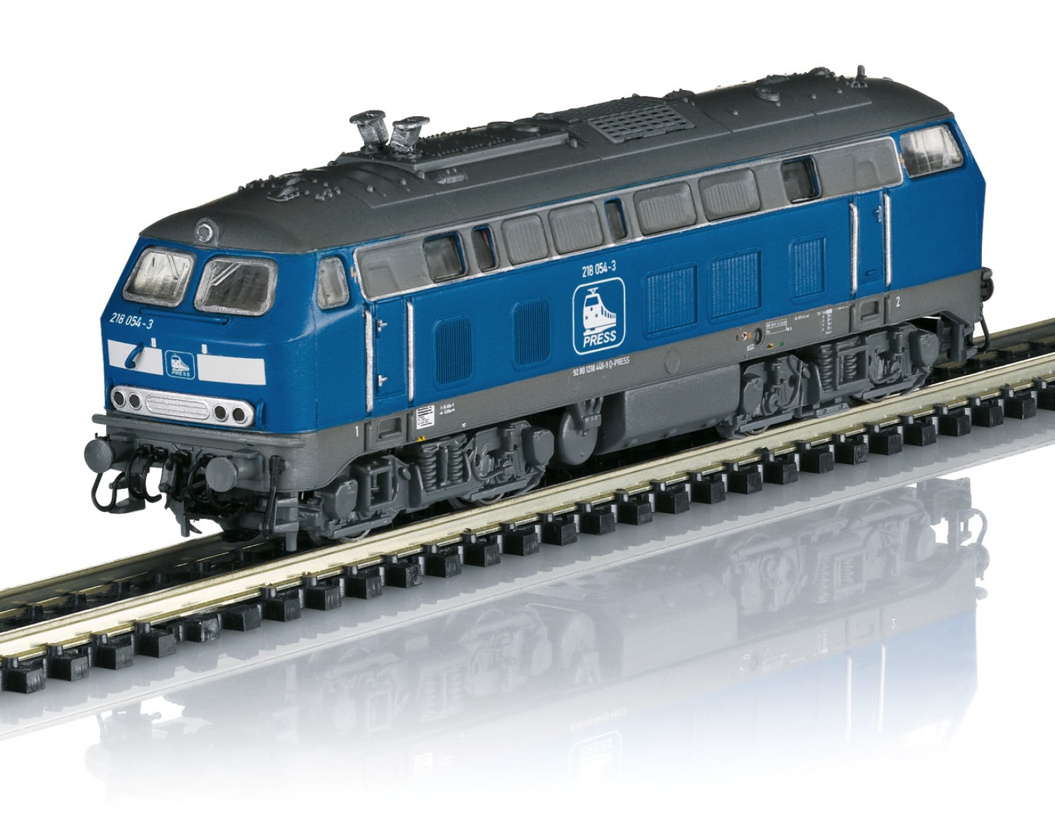 Minitrix 16824 N Diesellok BR 218 054-3, Press "Digital+Sound"