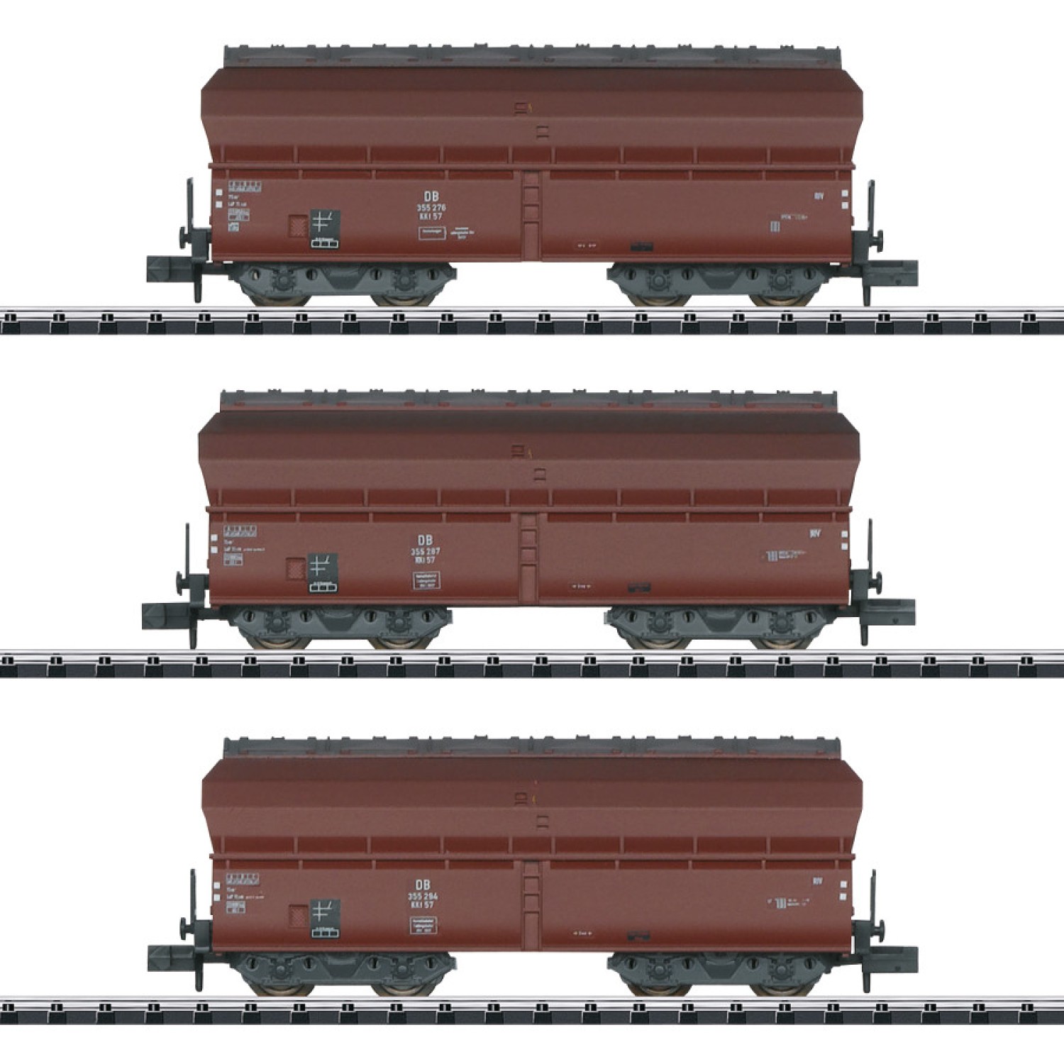Minitrix 18268 N Selbstentladewagen kkt 57, DB 3er-Set 