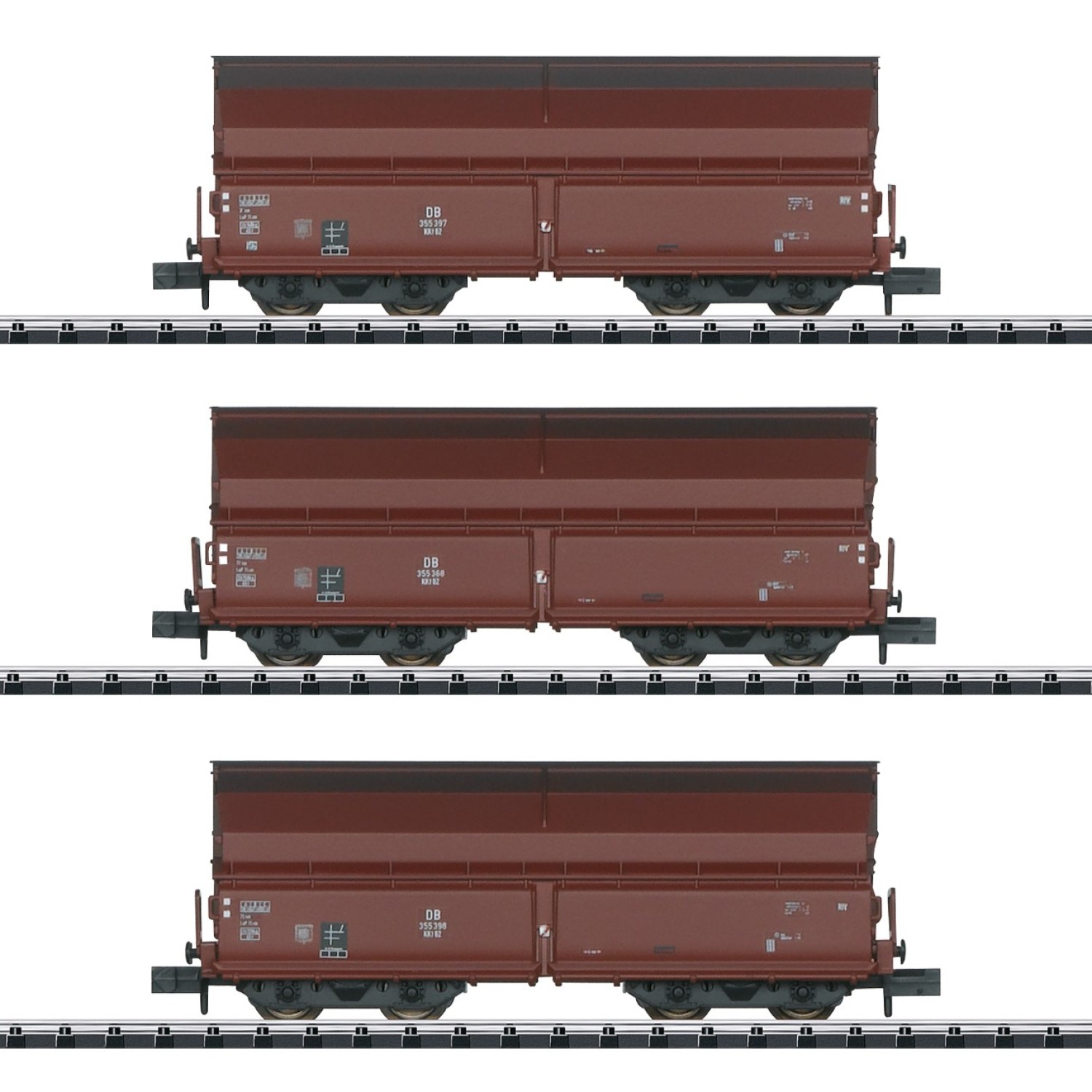 Minitrix 18270 N Selbstentladewagen Kkt-62, DB 3er-Set 