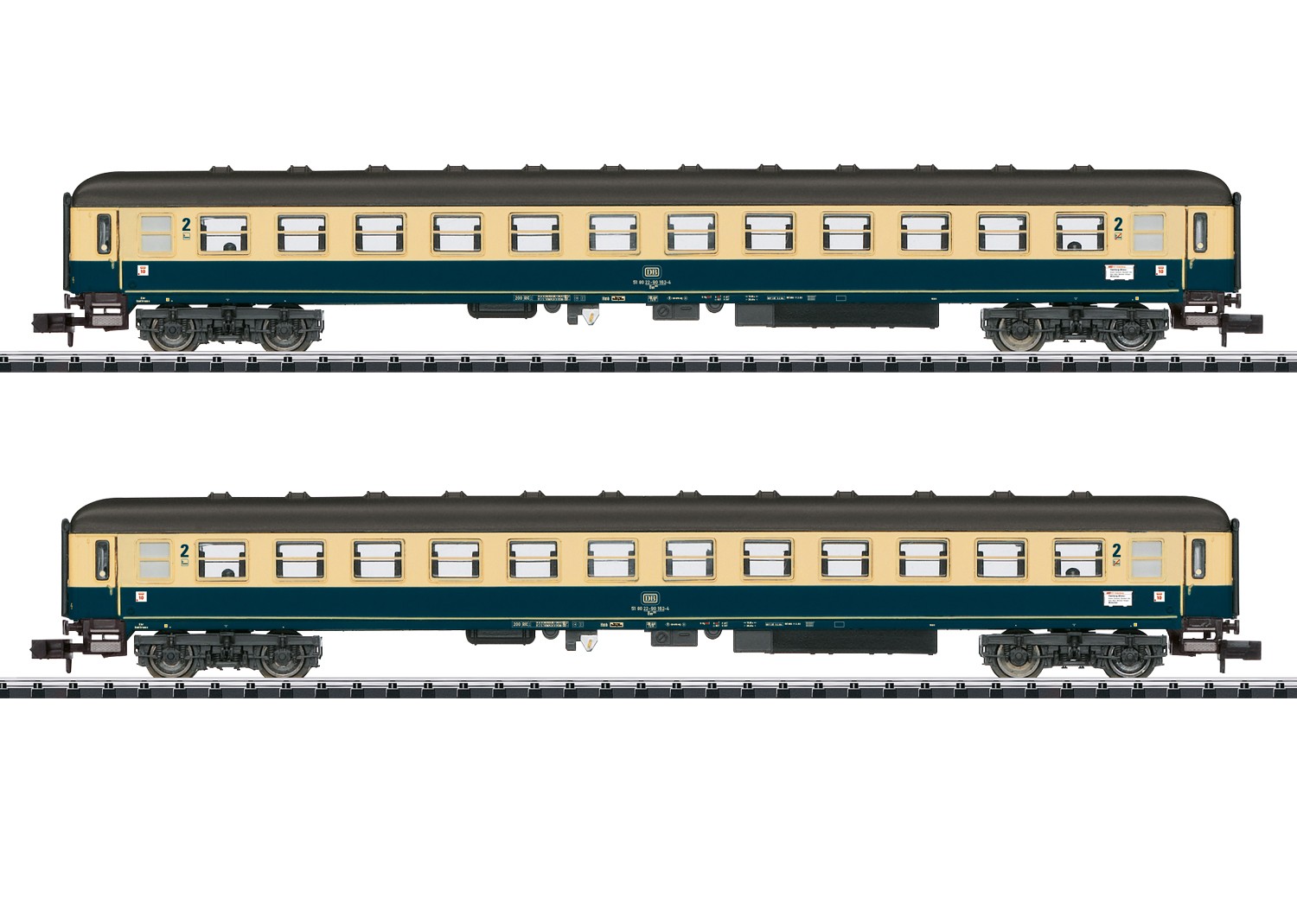 Minitrix 18276 N Schnellzugwagen FD 1922, DB 2er-Set 
