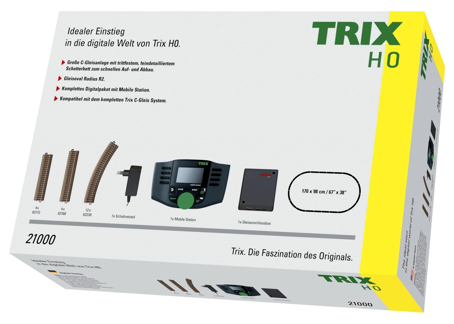 Trix 21000 H0 Digitaler Einstieg mit MS2 + Gleisoval 