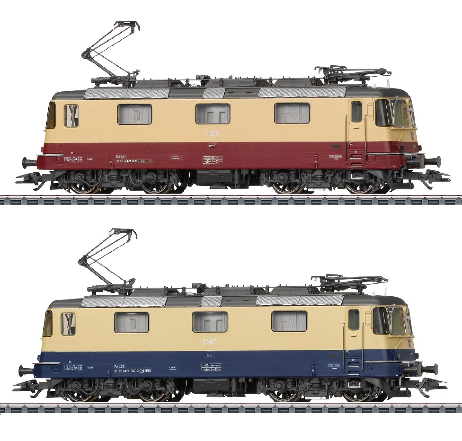 Trix 25100 H0 E-Lok Doppelpackung Re 421, SBB "Digital+Sound"