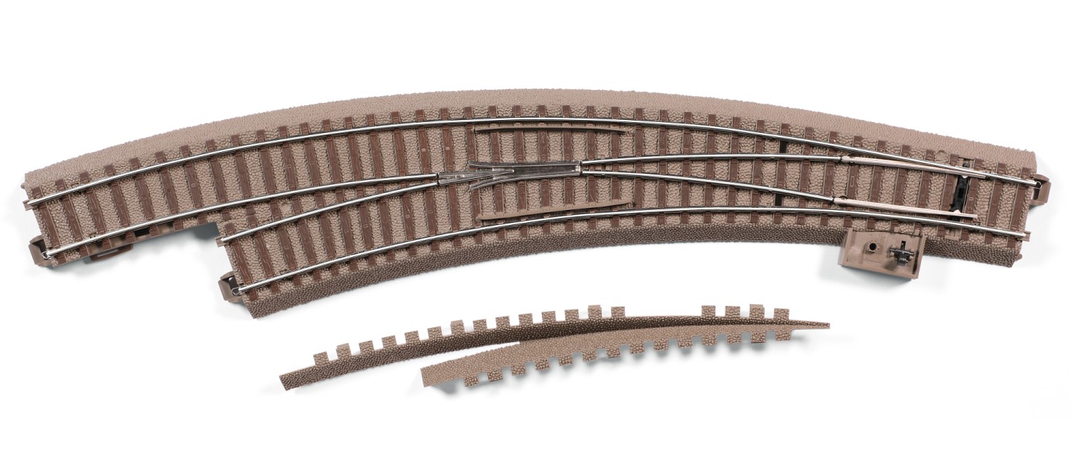 Trix 62771 H0 C-Gleis Schlanke Bogenweiche links 30° 