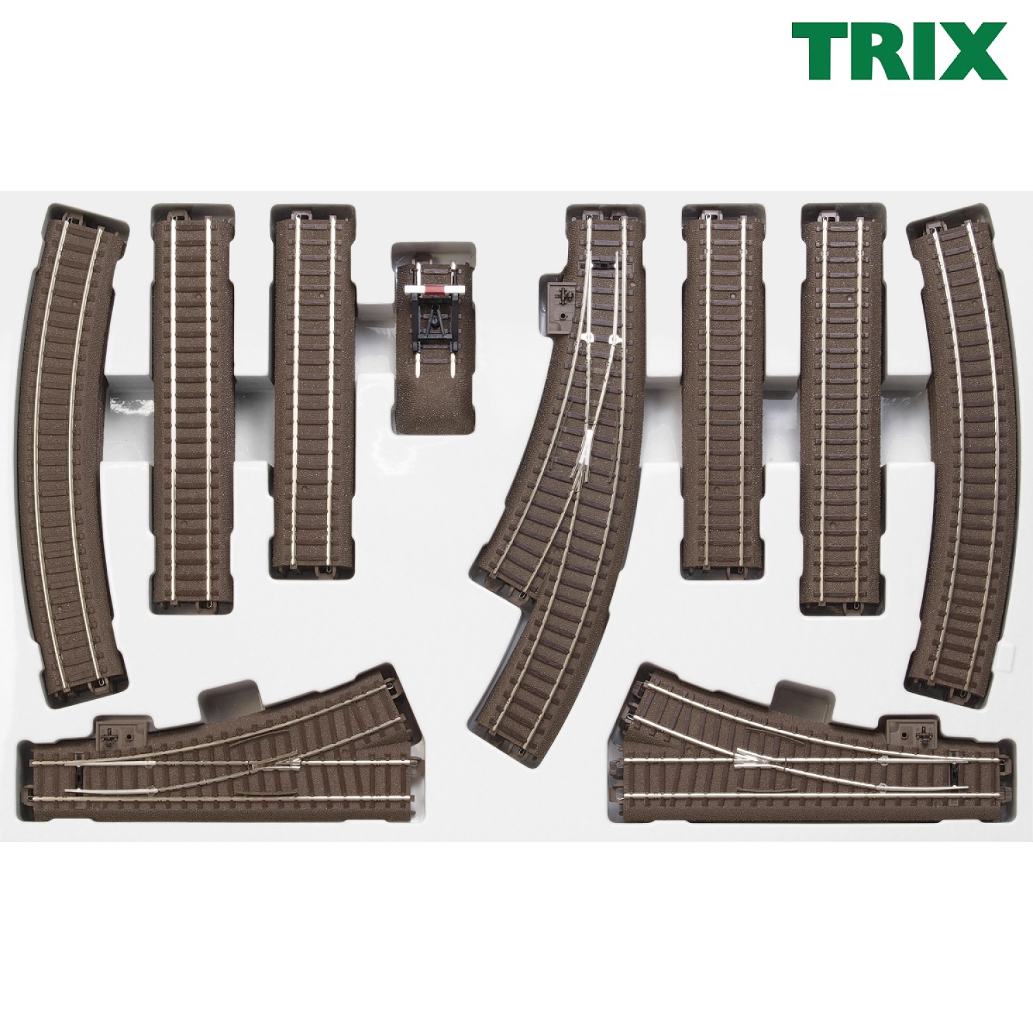 Trix 62900 H0 C-Gleis Großes Gleis-Ergänzungs-Set 
