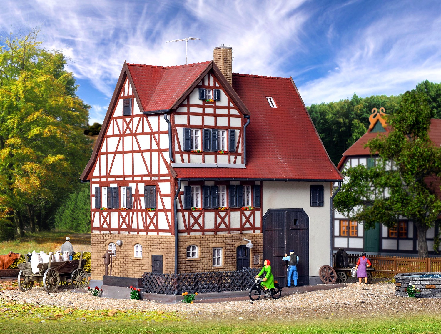 Kibri 38161 H0 Schwäbisches Bauernhaus 