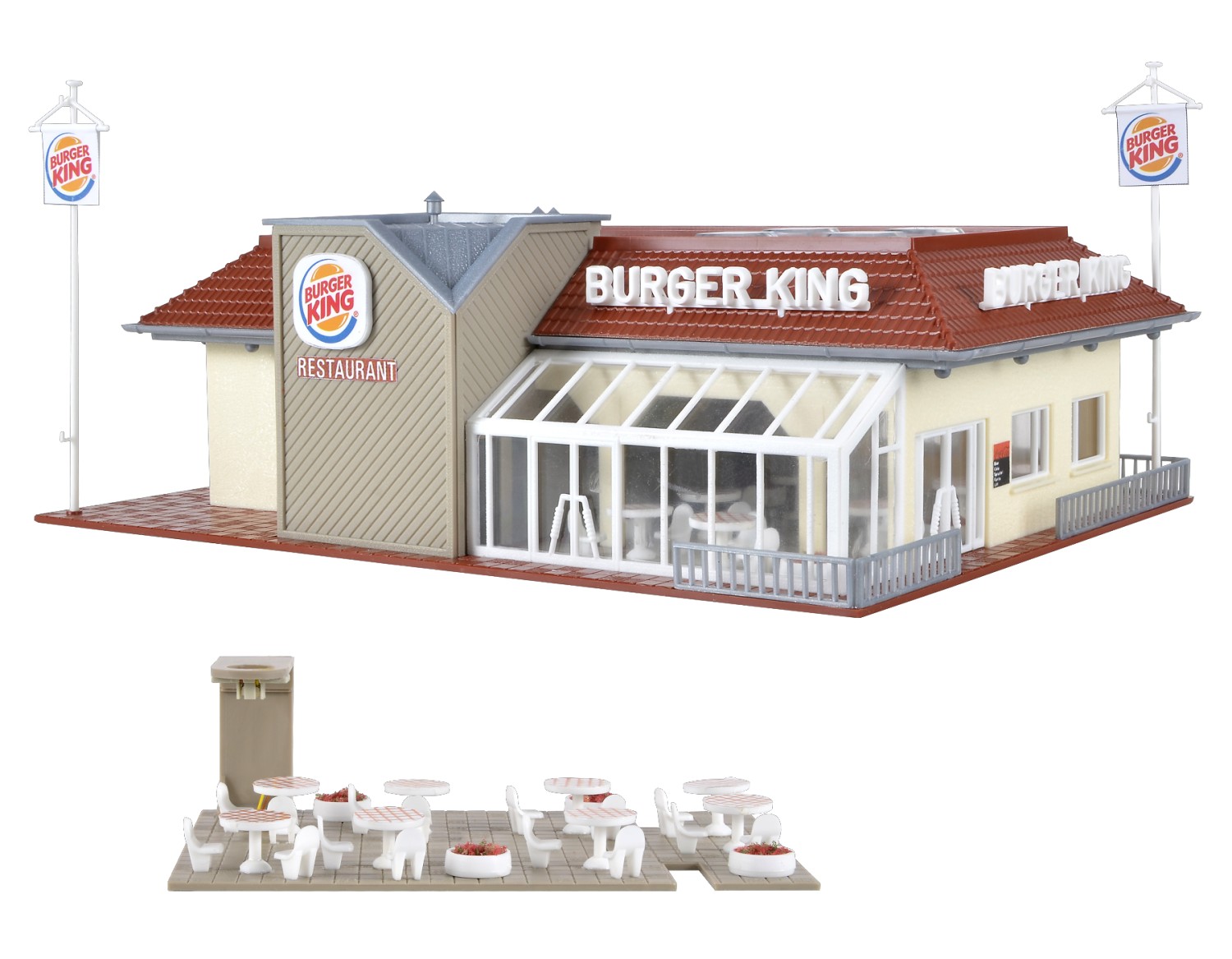 Vollmer 43632 H0 Burger King Schnellrestaurant 