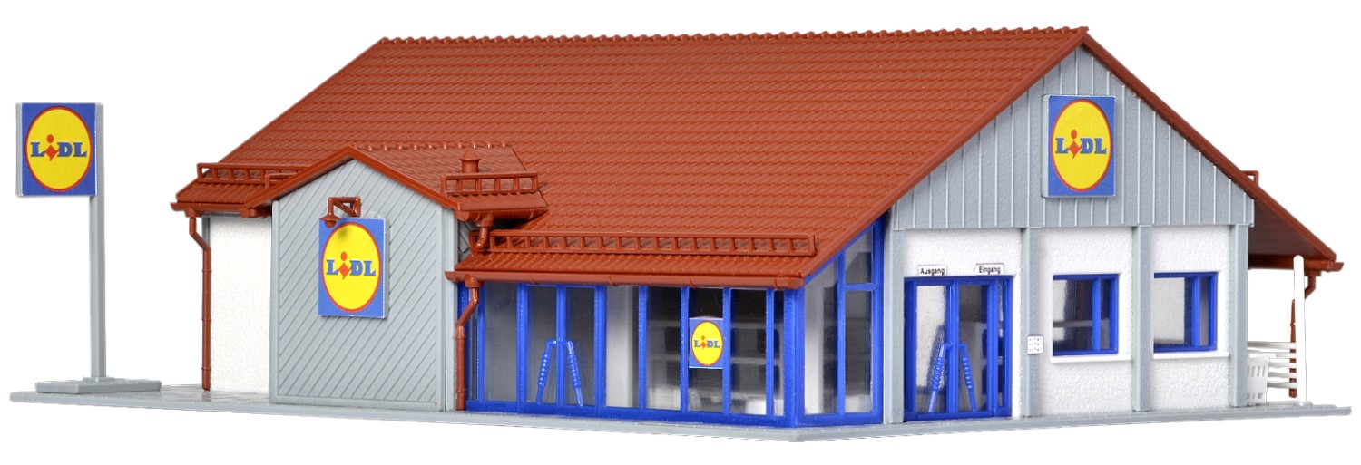 Vollmer 43662 H0 Supermarkt LIDL 