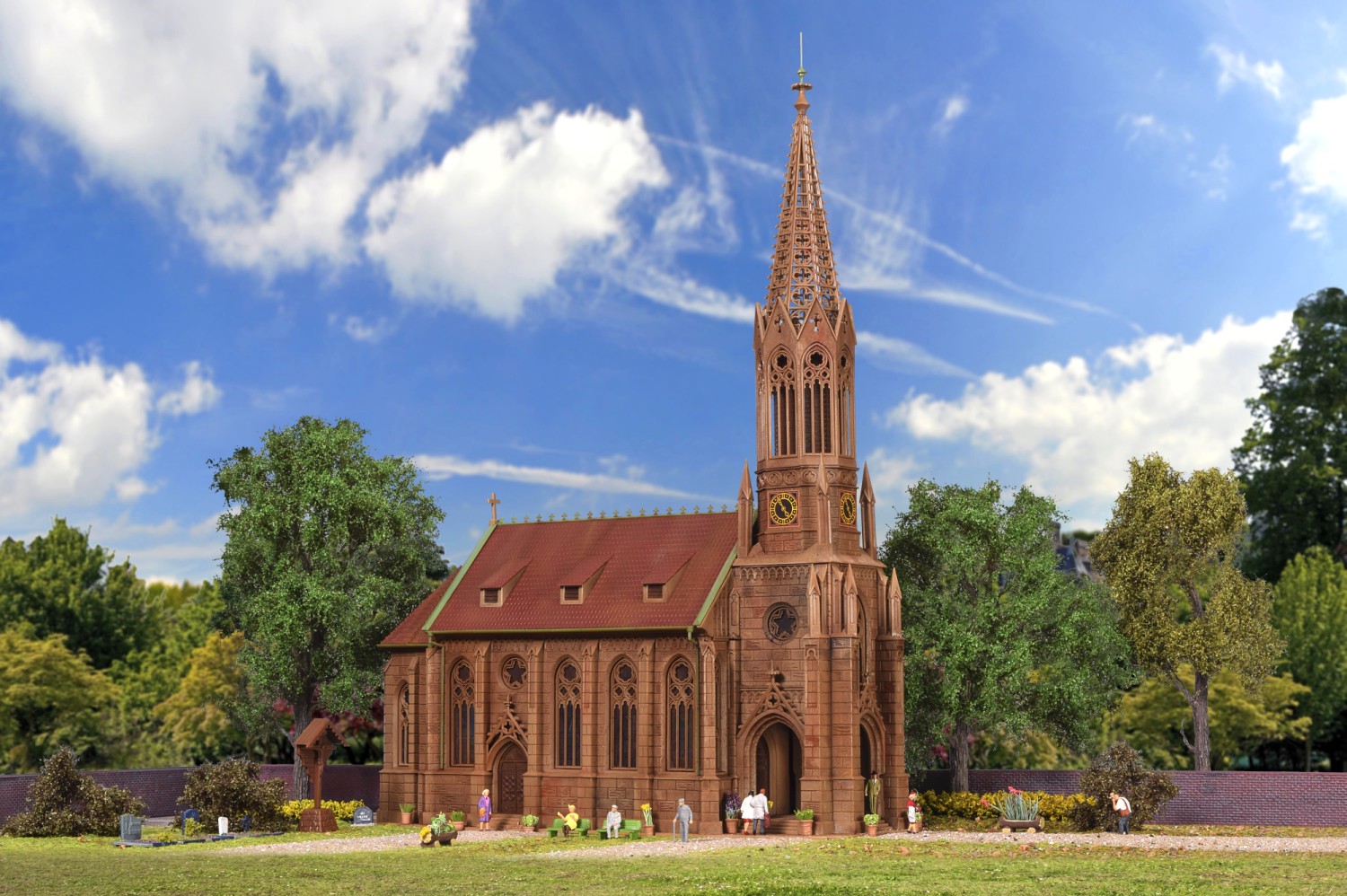 Vollmer 43739 H0 Stadtkirche Stuttgart-Berg 