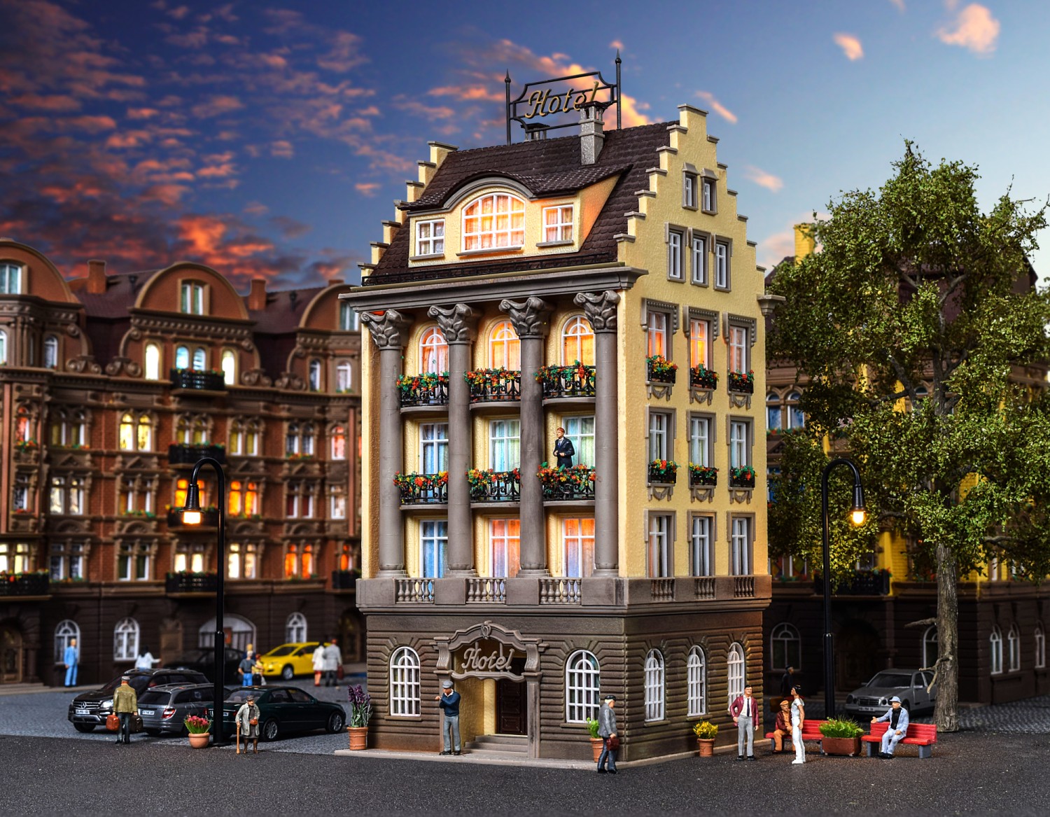 Vollmer 43772 H0 Hotel 