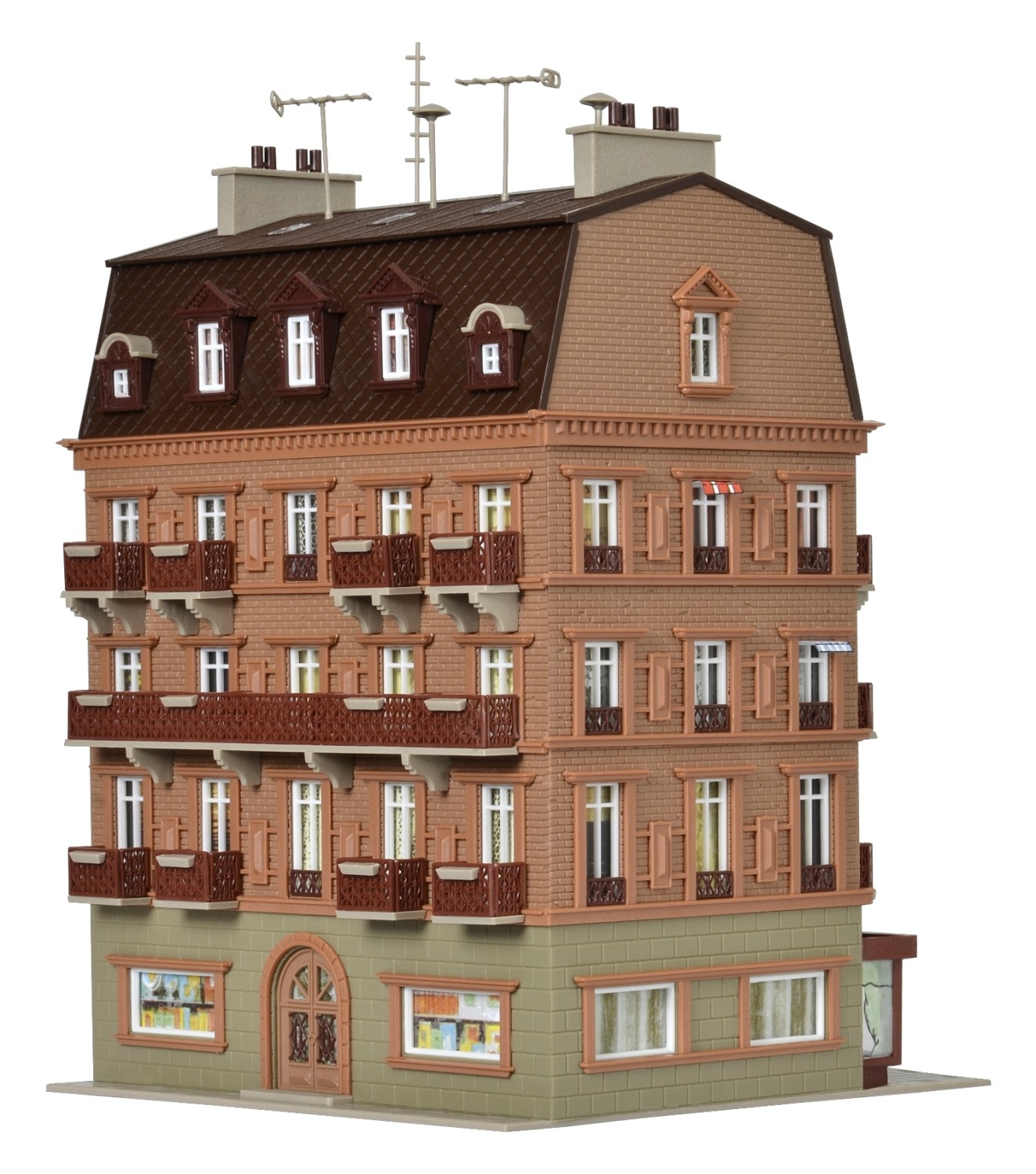 Vollmer 43782 H0 City-Hotel mit LED-Beleuchtung 