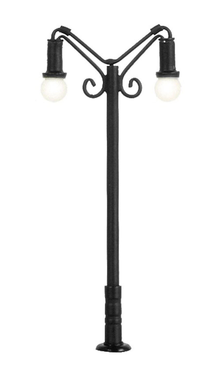 Viessmann 6015 H0 Nostalgische Leuchte, zweiflammig, 2 LEDs warmweiß