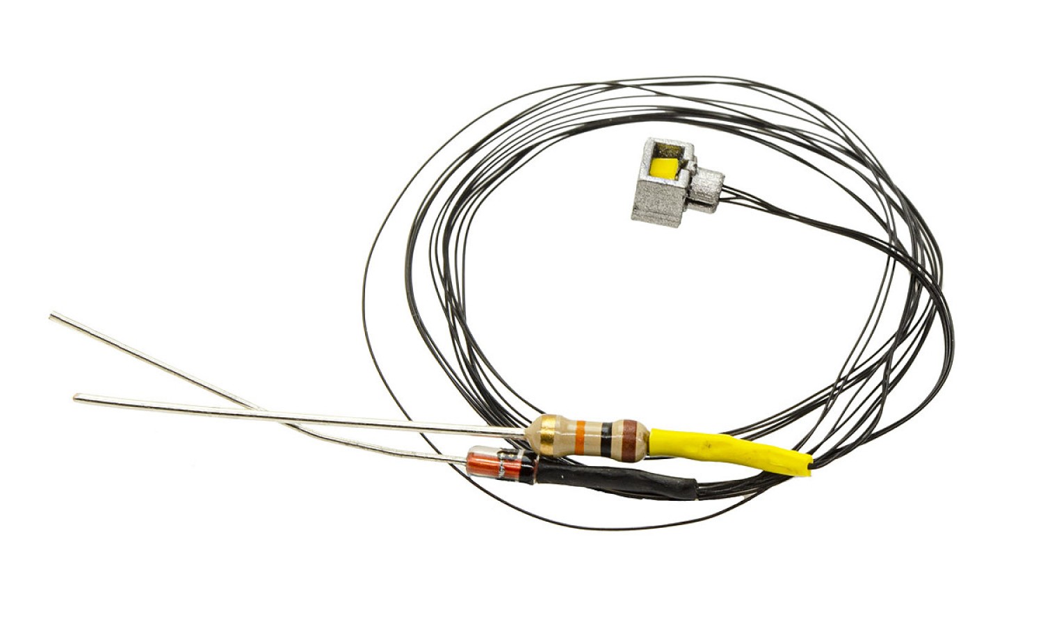 Viessmann 6026 H0 Wandleuchte modern, 2 LEDs warmweiß 